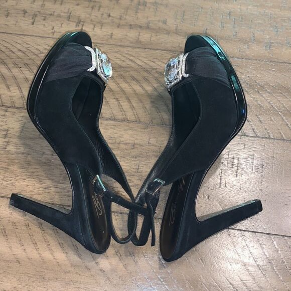 Beverly Feldman black heels  size 6 - Picture 9 of 10